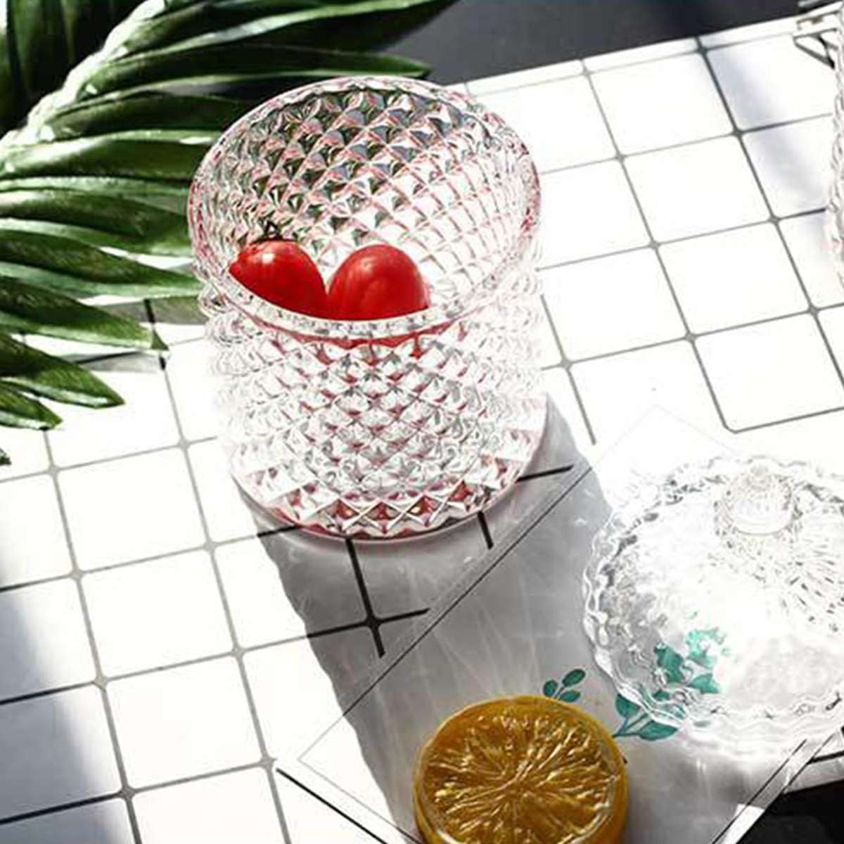 Glass Candy Jar with Lid