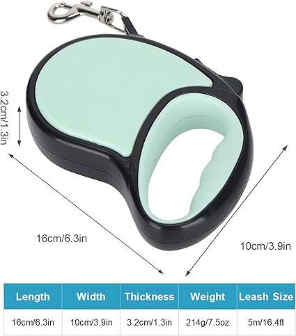 OKJHFD 2 Colors Reflective Dog Collars, Soft Comfortable Retractable Dog Leash Walking Leash with An