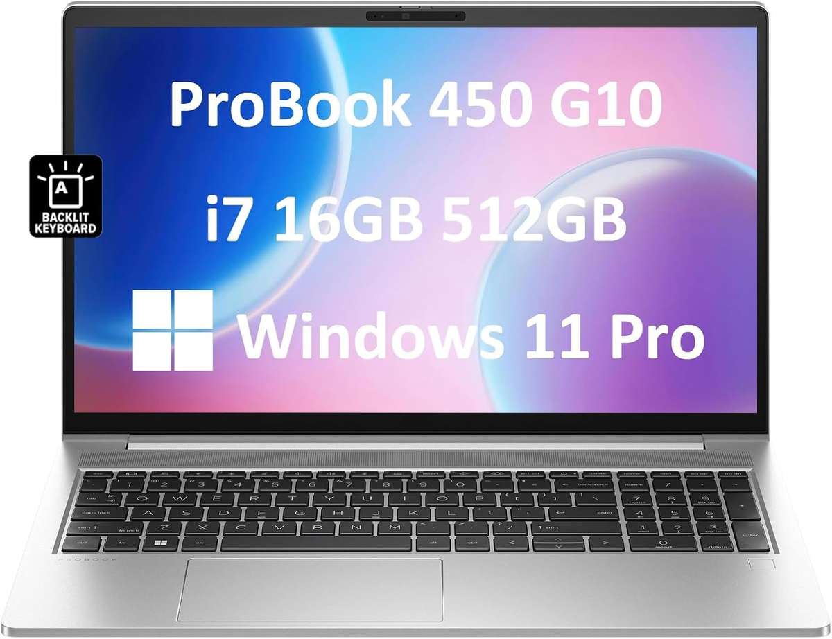 HP Probook 450 G10 | 13th Gen Core i7, 16GB RAM, 512GB SSD | Brand New Sealed