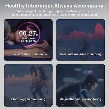 Men's Smart Ring - Fitness and Health Tracker