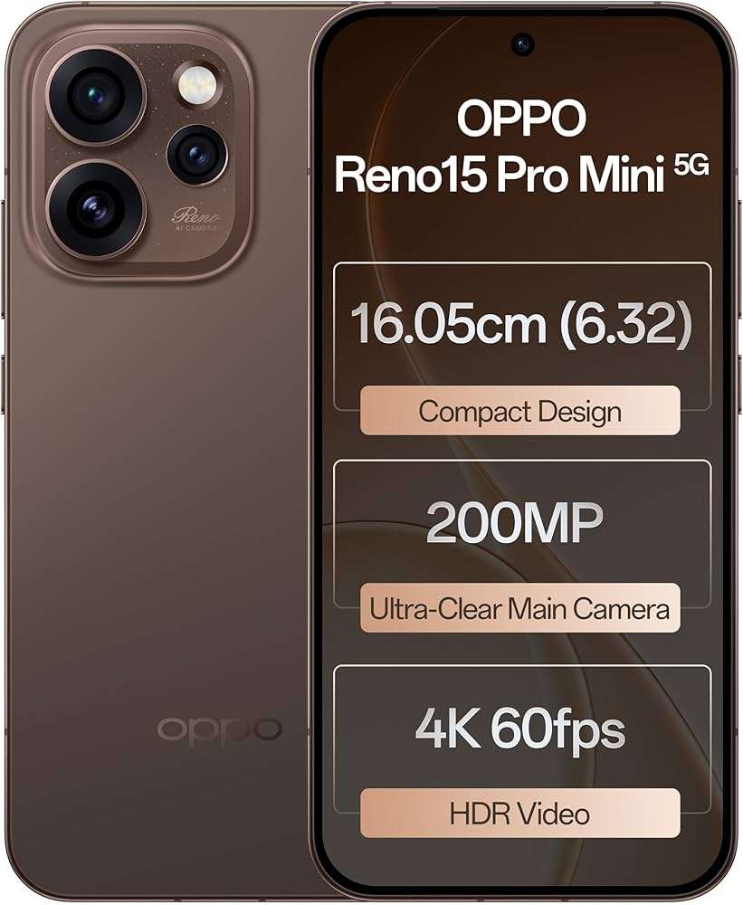 OPPO Reno15 Pro Mini 5G 256GB Dual SIM  Brand New | Mixed Colours