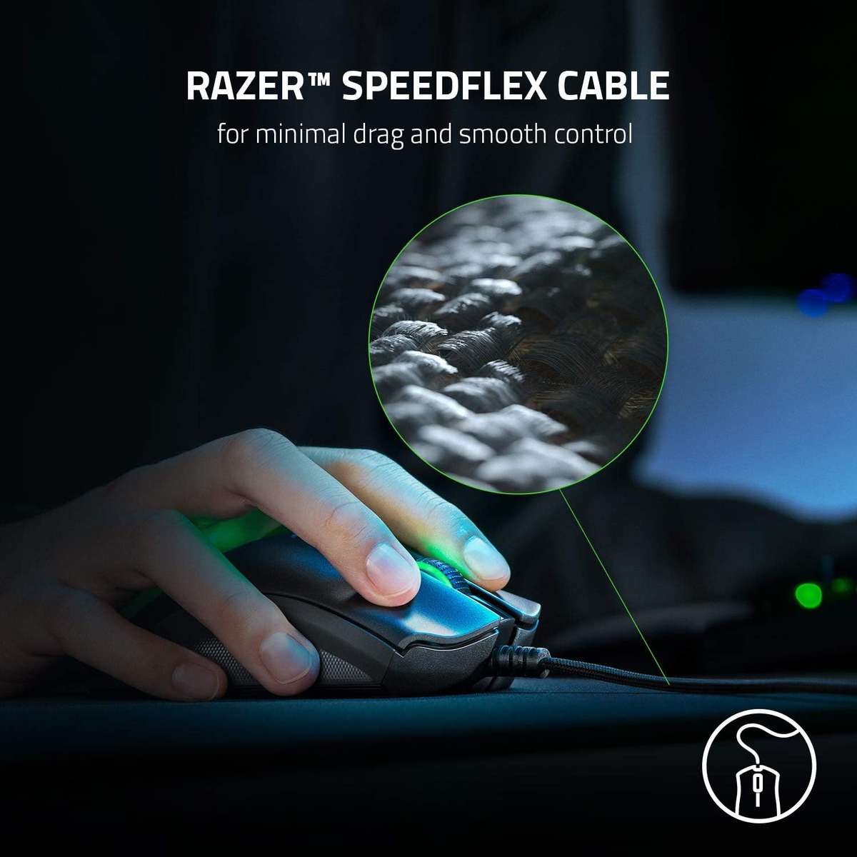 Razer DeathAdder V2 Gaming Mouse: 20K DPI Optical Sensor - Fastest Gaming Mouse Switch - Chroma RGB