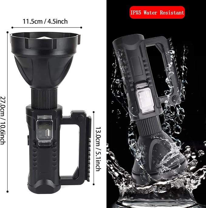 Multifunctional LED Pistol Light with Tripod Stand