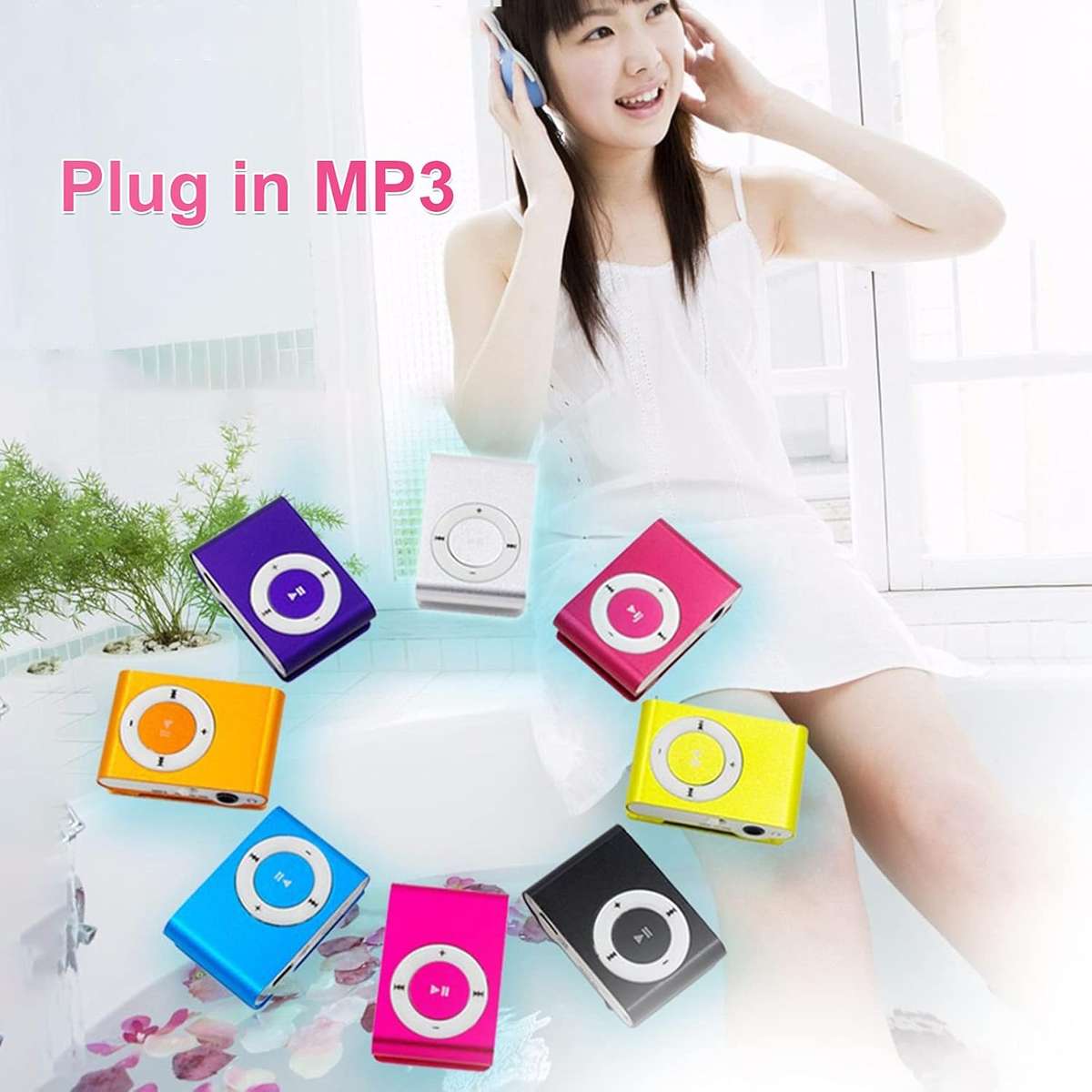 Mini Clip MP3 Player Compact Metal Music Player