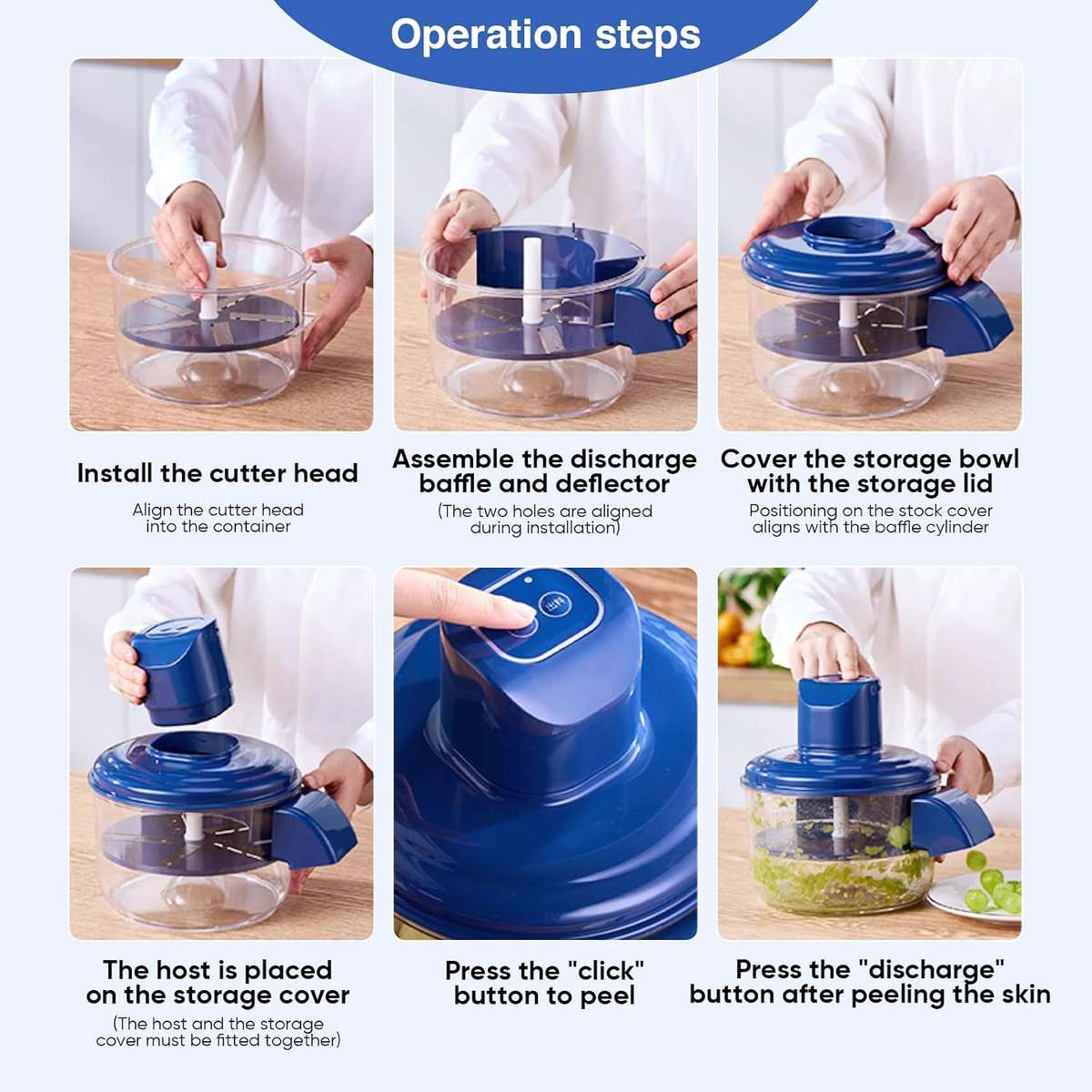 Electric Grape Peeling Machine,Automatic Small Fruit Tomato Peeler Tool,Fully Automatic Peeling Mach