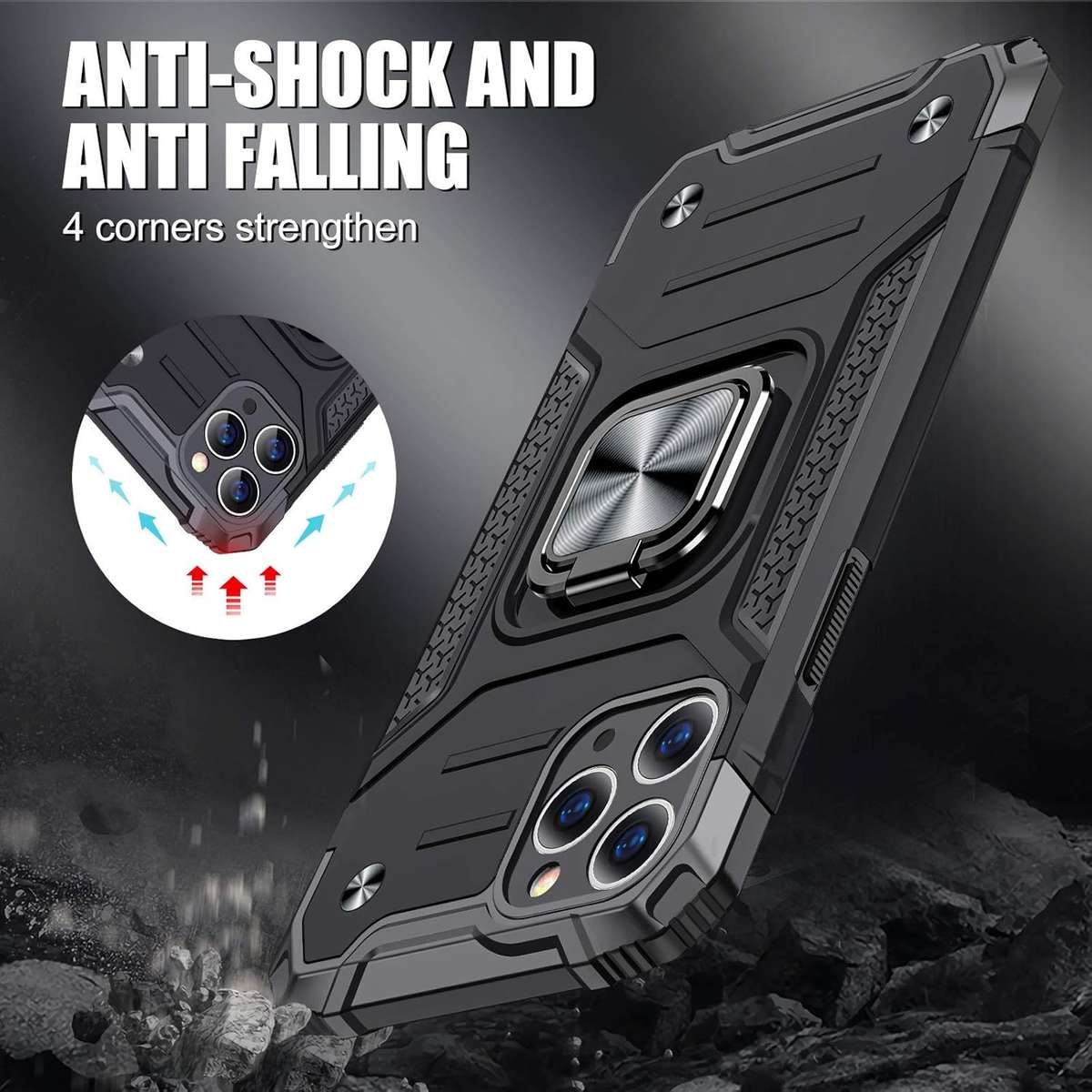 Military-Grade Shockproof Protective Phone Cases For iPhone 11 Pro Max iPhone11 Pro Max