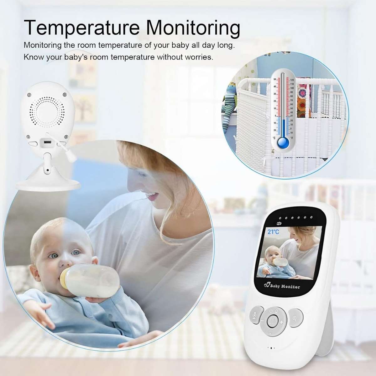 Video Wireless Baby Monitor 2.4 TFT LCD