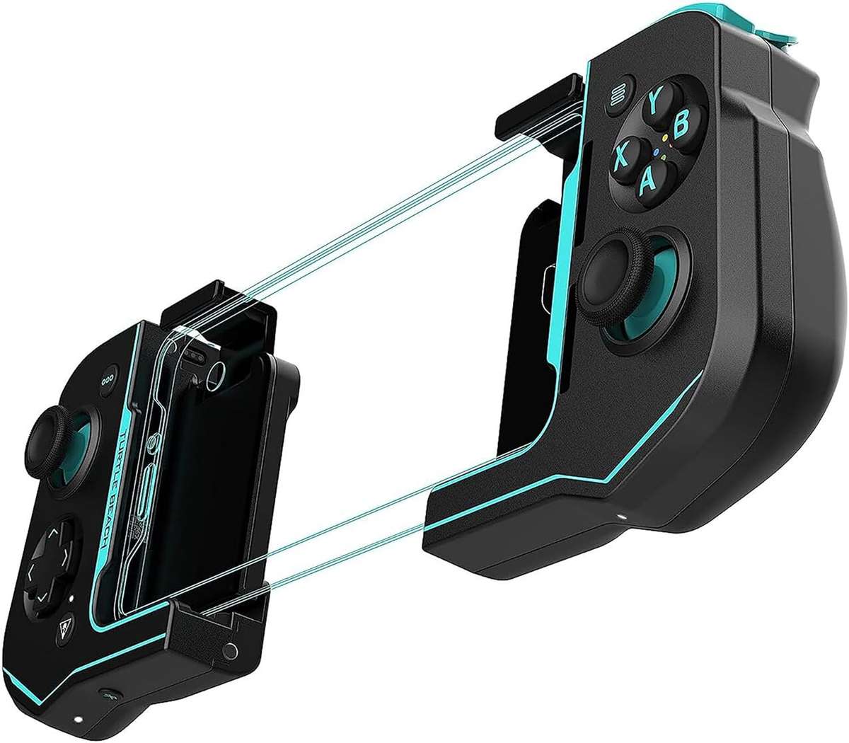 Turtle Beach Atom Mobile Gaming Controller for Android - Black/Teal - Smartphone