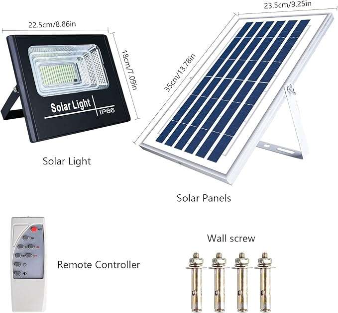 300w solar flood light