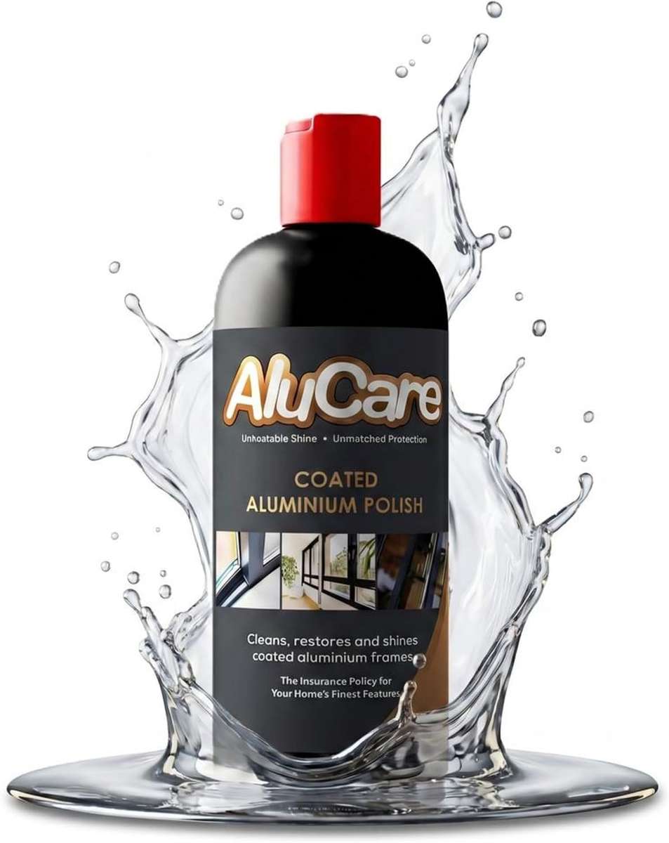 AluCare Aluminium Polish 500ml | Cleaner, Restorer & UV Protector for Window & Door Frames