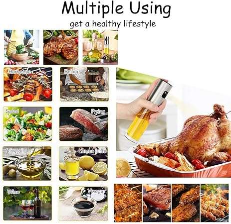 Oil Sprayer for Cooking, Olive Oil Sprayer,100ml