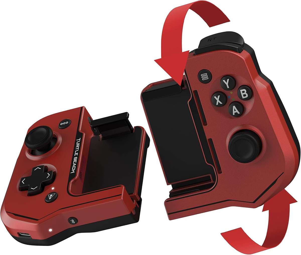 Turtle Beach Atom Mobile Gaming Controller for Android 8.0 (Red/Black) - Smartphone