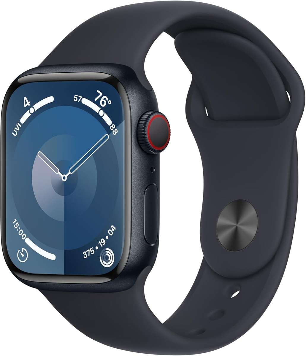 Apple Watch Series 9 (GPS + Cellular 45mm) Smartwatch with Midnight