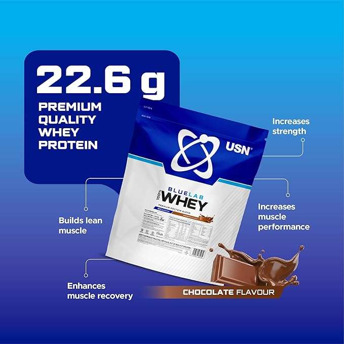 USN 1kg Chocolate Whey Protein PLUS USN 1kg Peanut Buttercup Whey Protein PLUS USN Creatine 200g.