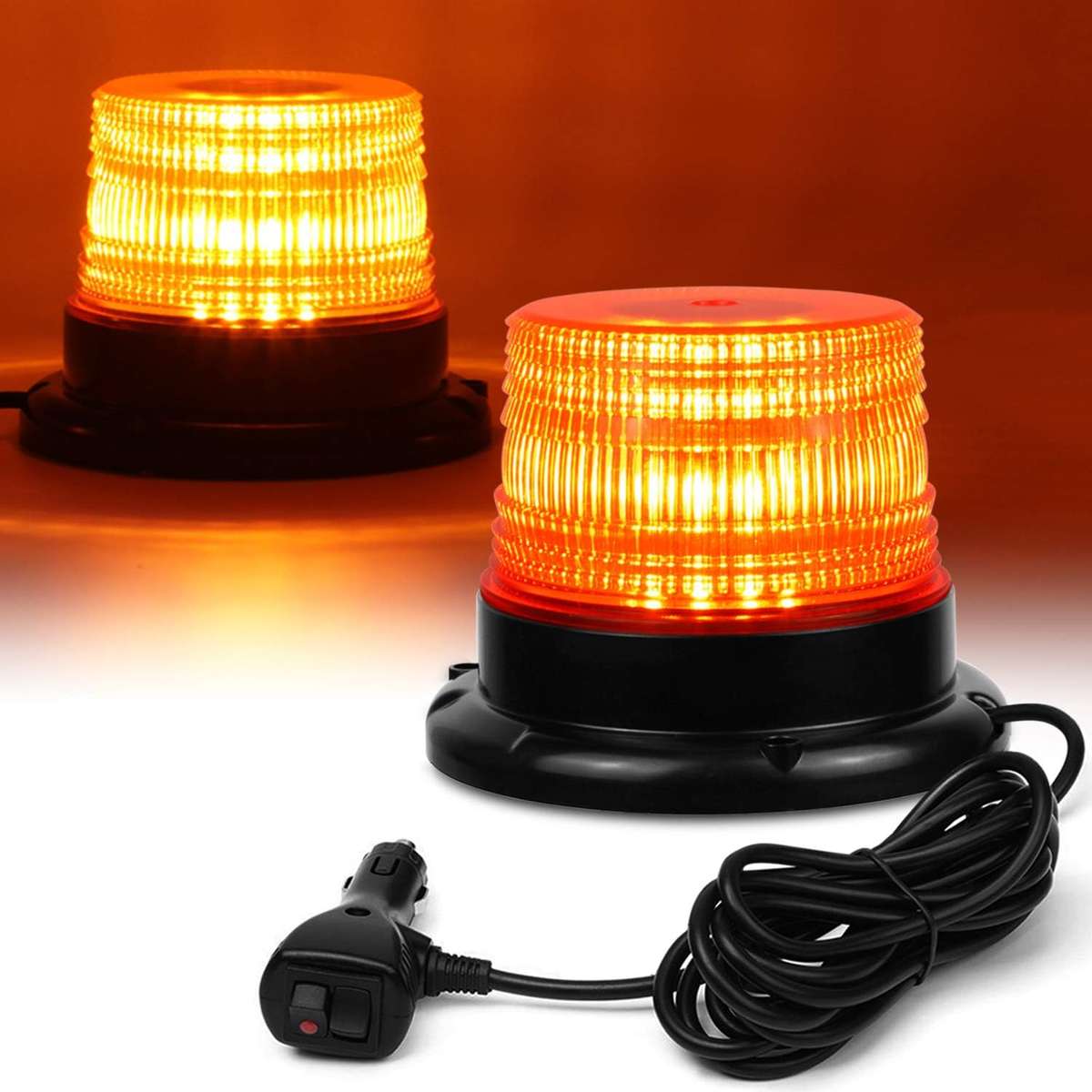 Flash Lights LED Strobe Warning Light Yellow