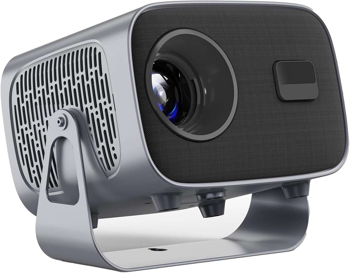 4K Smart Projector with WiFi Auto Focus Portable Home Theater