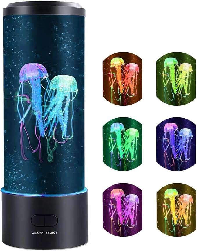LED Jellyfish Aquarium Colorful Lamp