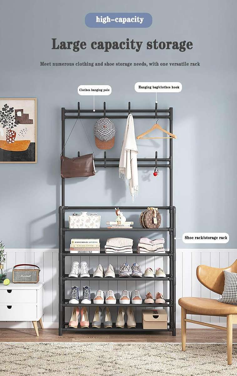 Shoes Shelf Doorway Hangers Indoor Storage Shoe Rack
