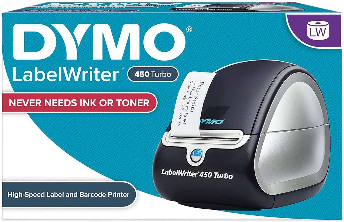 DYMO Label Printer | LabelWriter 450 Direct Thermal Label Printer, Great for Labeling, Filing, Mail