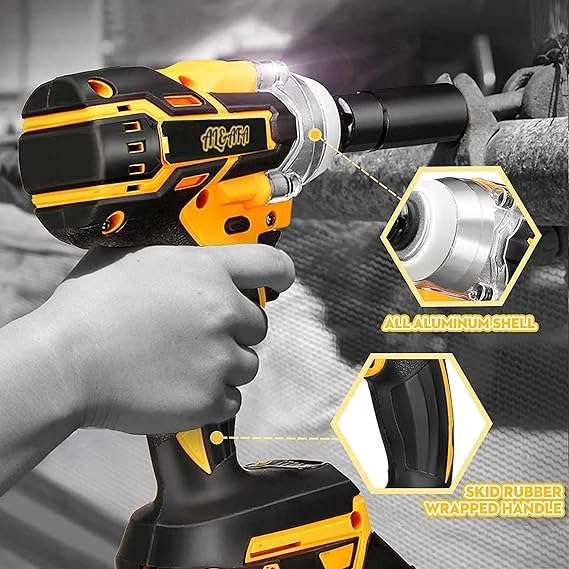 Cordless Impact Wrench INCLUDES 2 x 21V Batteries