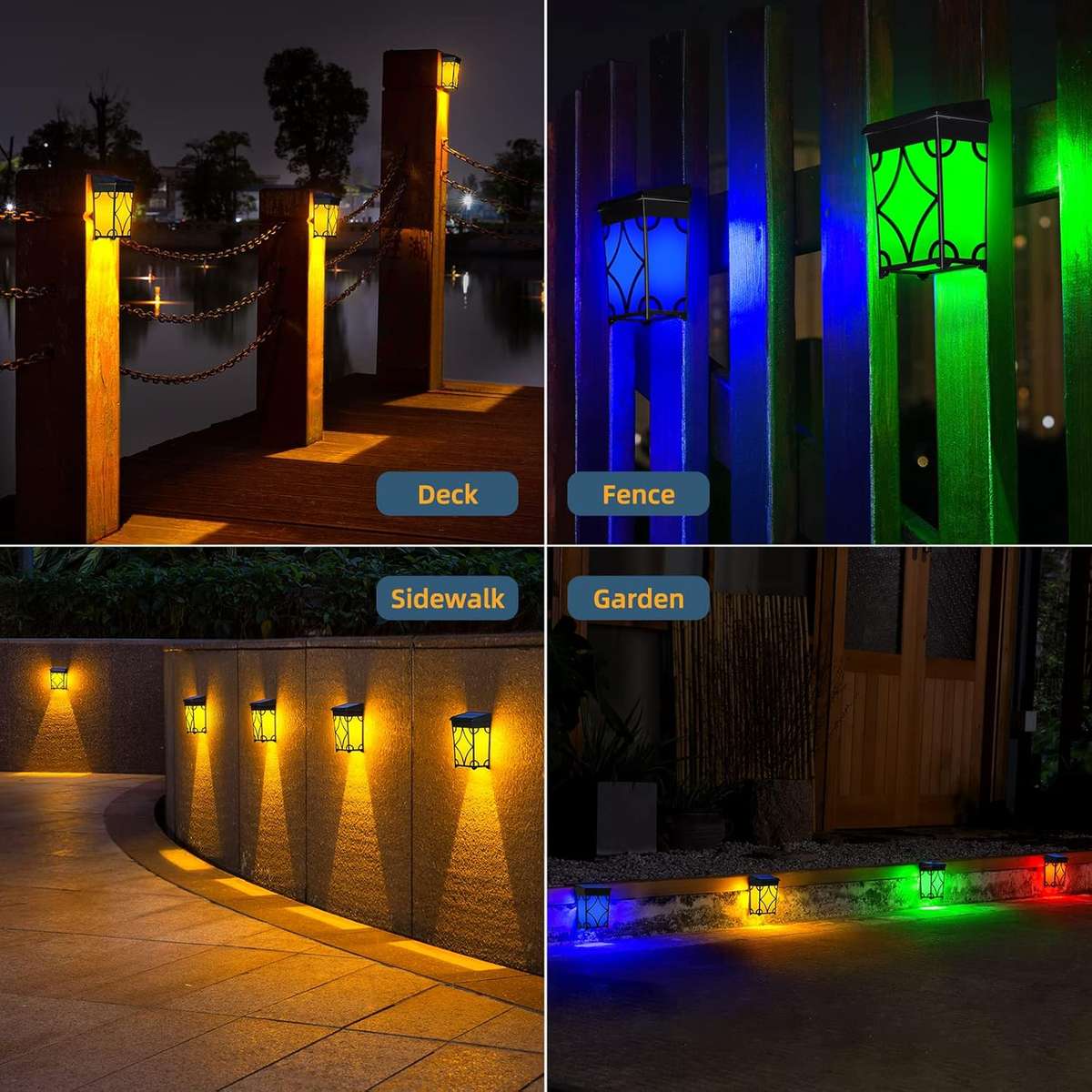Solar RGB Crack Wall lamp