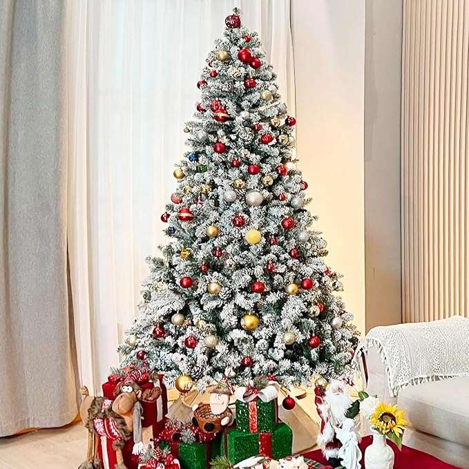 1.8m Snow Flocked Christmas Tree