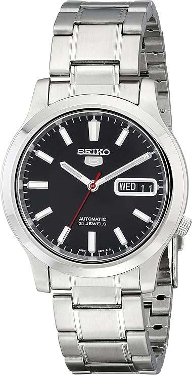 Seiko 5 Automatic Mens Steel Watch SNK795