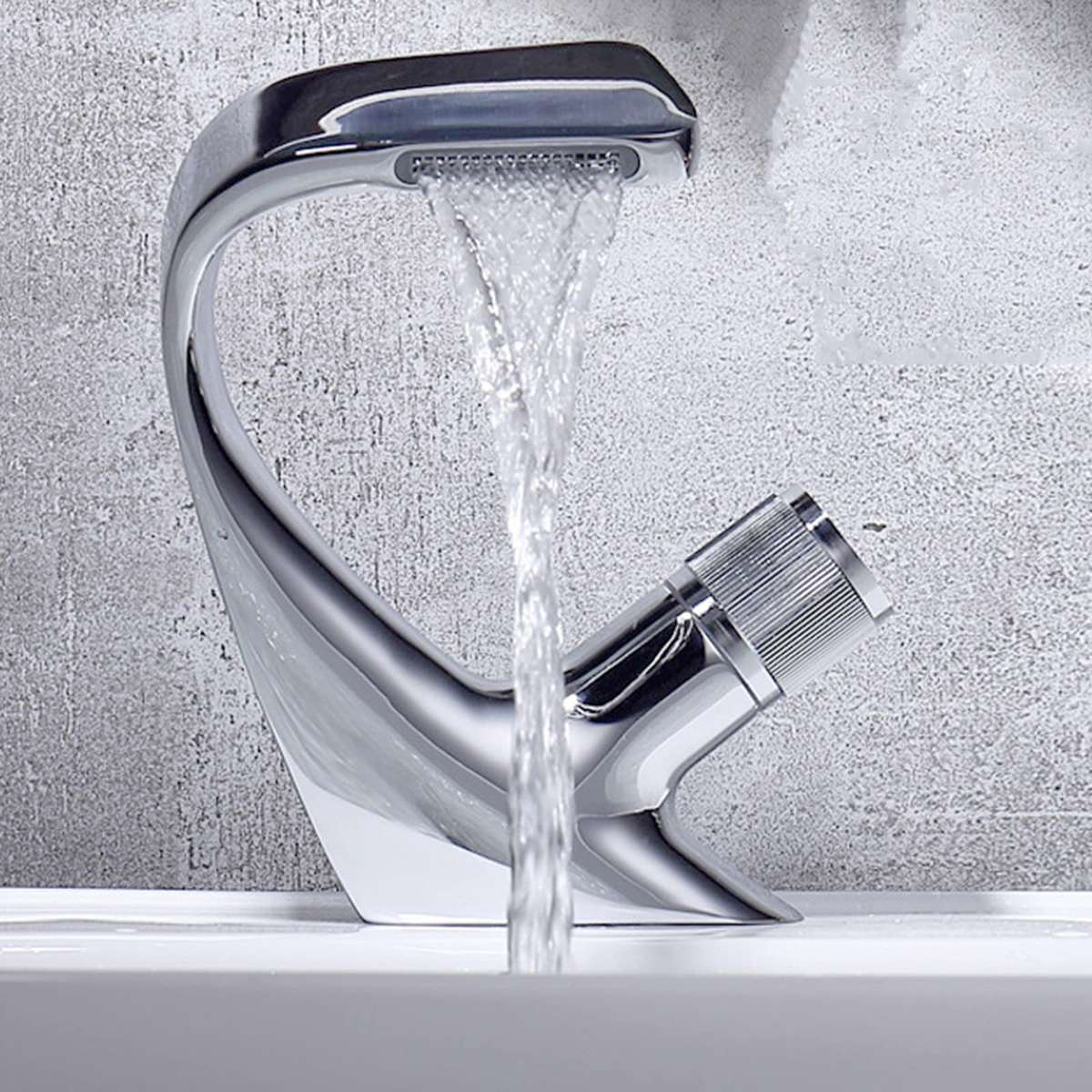 Waterfall Bathroom Basin Mixer