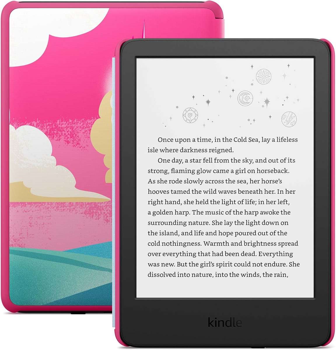 Amazon Kindle 6" 2024 model Kids Bundle (Kindle with Amazon Cover)