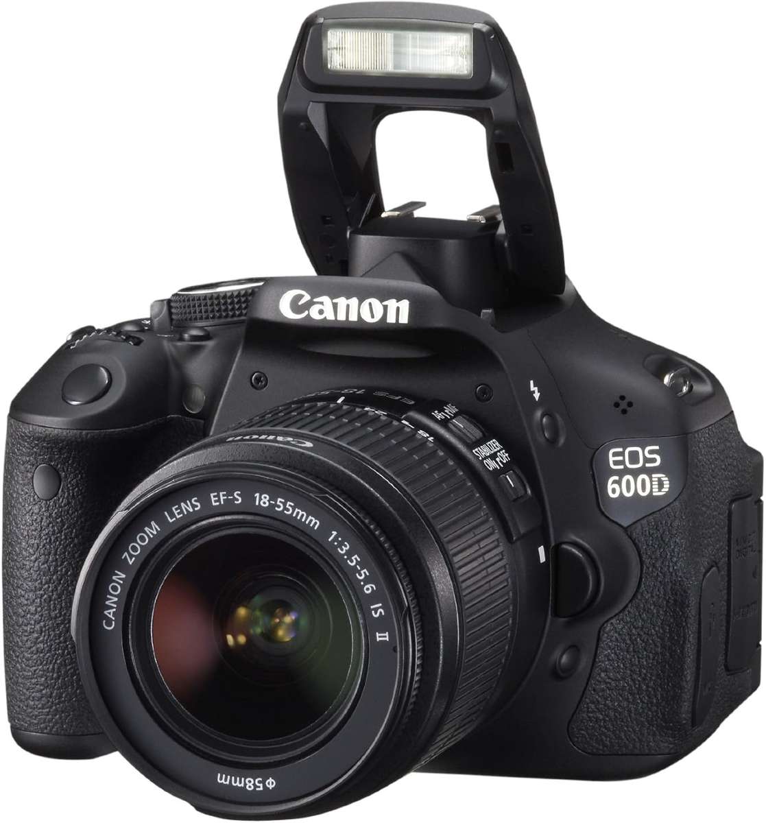 Canon 600D With Canon 18-55mm Lens Kit - 18MP Digital SLR Camera