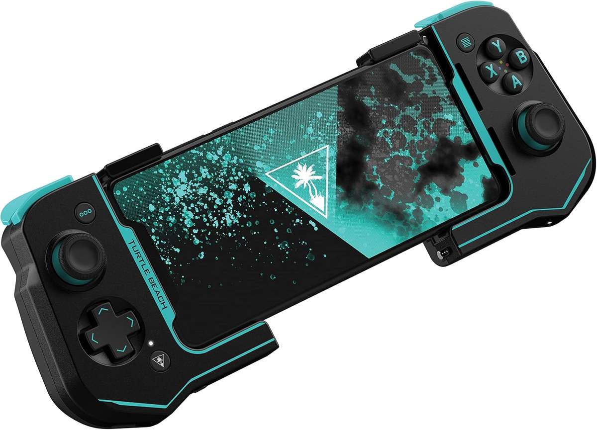 Turtle Beach Atom Mobile Gaming Controller for Android - Black/Teal - Smartphone