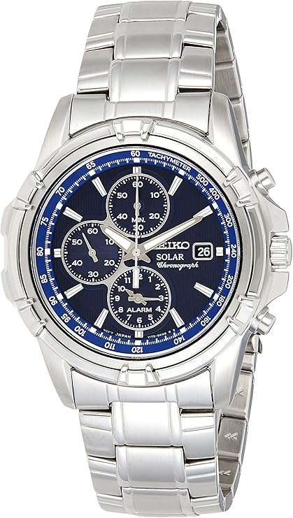 Seiko Solar Chronograph Mens Watch SSC141