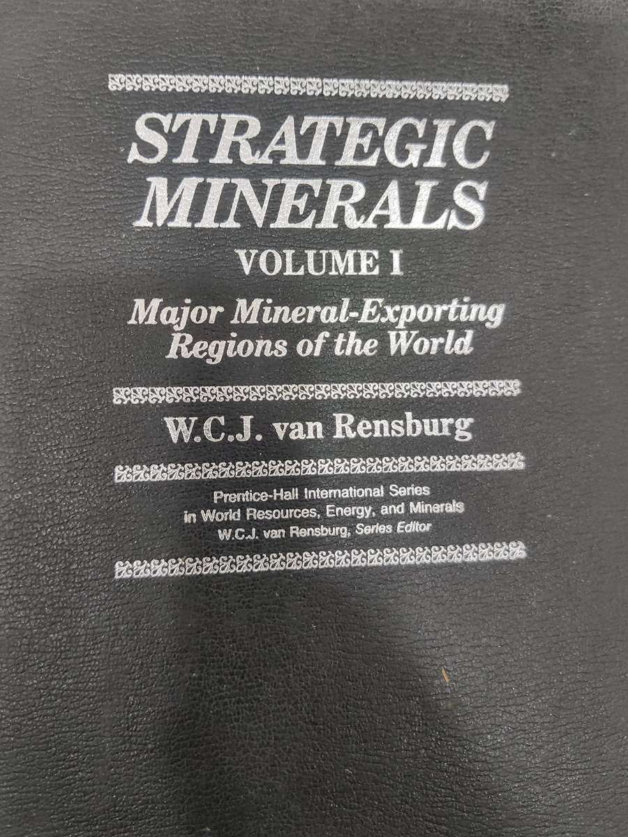 Strategic Minerals volume 1 by van Rensburg