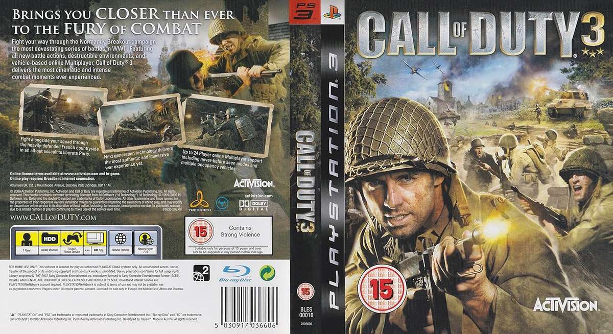 PS3 Call Of Duty 3