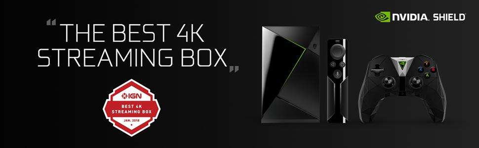 NVIDIA SHIELD TV | Streaming Media Player with Remote & Game Controller