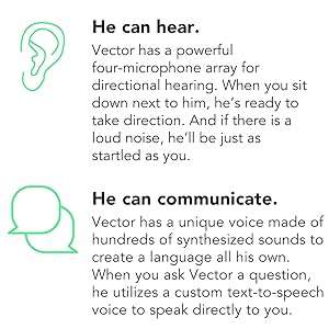 Vector Robot by Anki - Your Voice Controlled, AI Robotic Companion, With Alexa Built-In