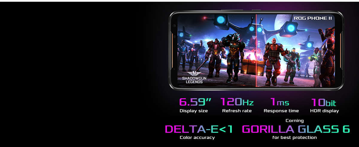 ASUS ROG Phone 2 Smartphone - 8GB RAM - 128GB Storage - Snapdragon 855 (Black)