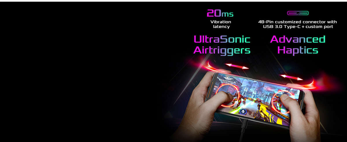 ASUS ROG Phone 2 Smartphone - 8GB RAM - 128GB Storage - Snapdragon 855 (Black)