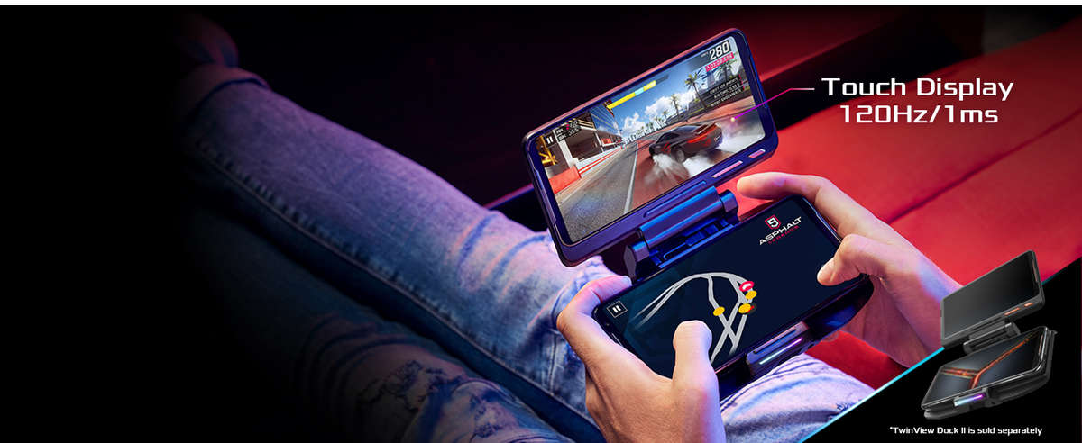 ASUS ROG Phone 2 Smartphone - 8GB RAM - 128GB Storage - Snapdragon 855 (Black)