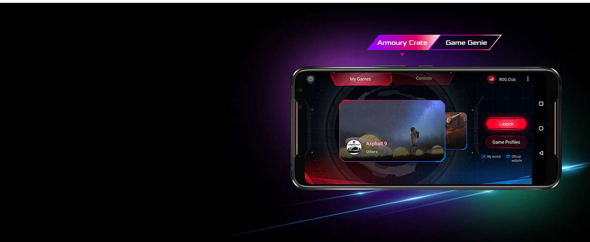 ASUS ROG Phone 2 Smartphone - 8GB RAM - 128GB Storage - Snapdragon 855 (Black)