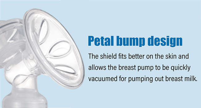 Manual massage breast pump