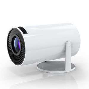 HY300PRO Mini Projector 4K 1080P Portable Projector Support with Android System WiFi 6 BT 5.0,Smart
