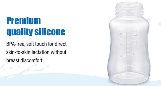 Manual massage breast pump