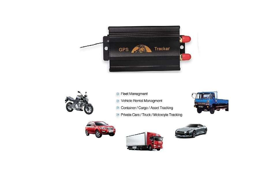 GSM GPS Tracker with Remote Control and free PC Software Google Maps link for real time tracking -