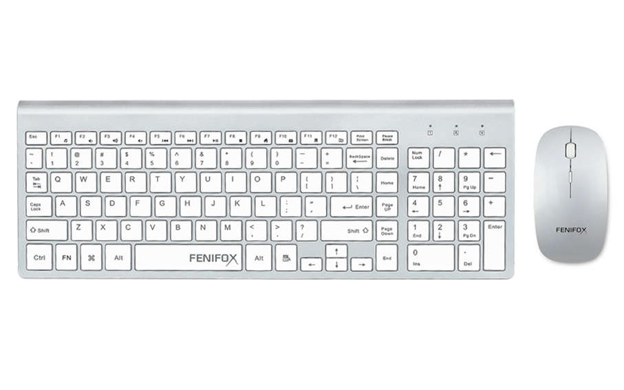 WIRELESS WATERPROOF KEYBOARD AND MOUSE BUNDLE