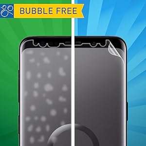 ARMORSUIT MILITARYSHIELD-Samsung Galaxy S9 Plus Screen Protector FULL EDGE coverage - Case Friendly