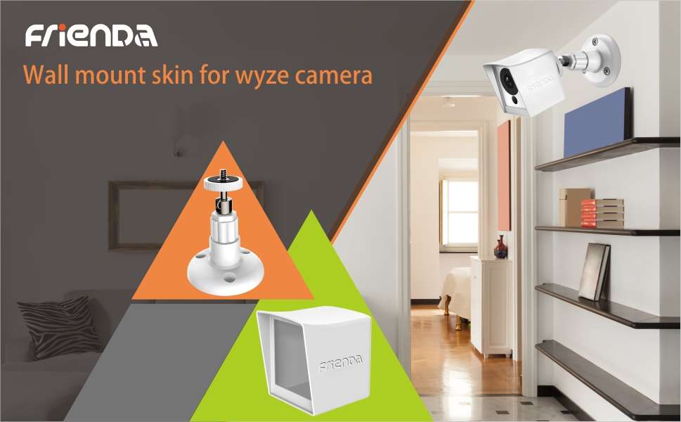 Outdoor Camera Cover for Wyze Cam 1080p HD Camera and iSmart Alarm Spot Camera with Security Wall