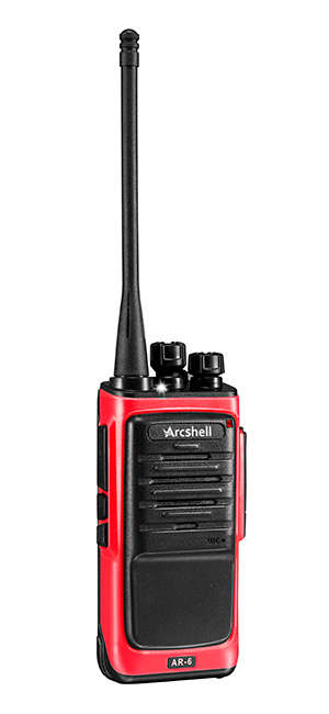 Arcshell Rechargeable Long Range Two-Way Radios with Earpiece 6 Pack Walkie Talkies UHF 400-470Mhz
