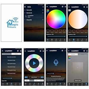 10m RGB Wifi Smart LED Strip Light kit with DC12V Power Supply - alexa/google home enabled - 0.75kg