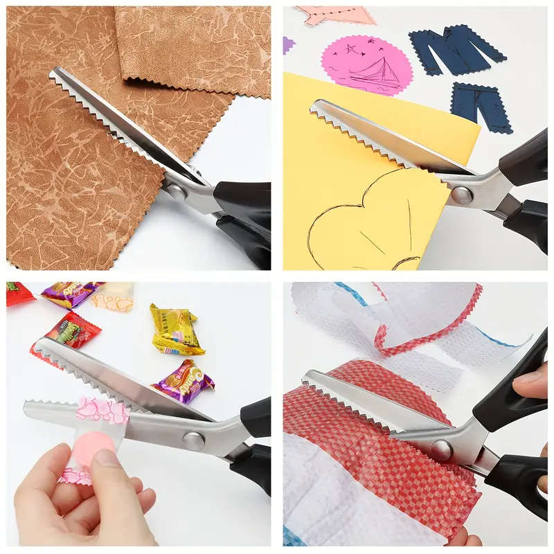 Precision Pinking Shears  Zigzag Fabric Cutting Scissors
